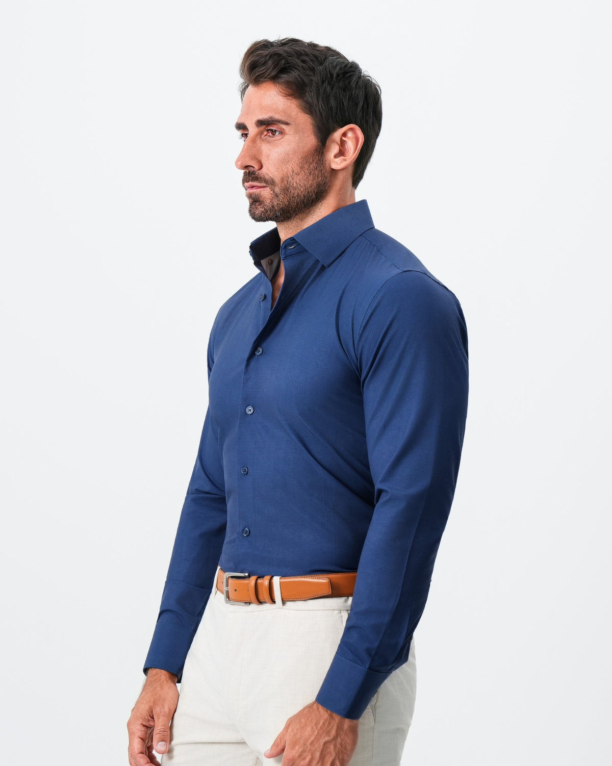 State & Liberty - "The Bowman" Navy with Navy Grid