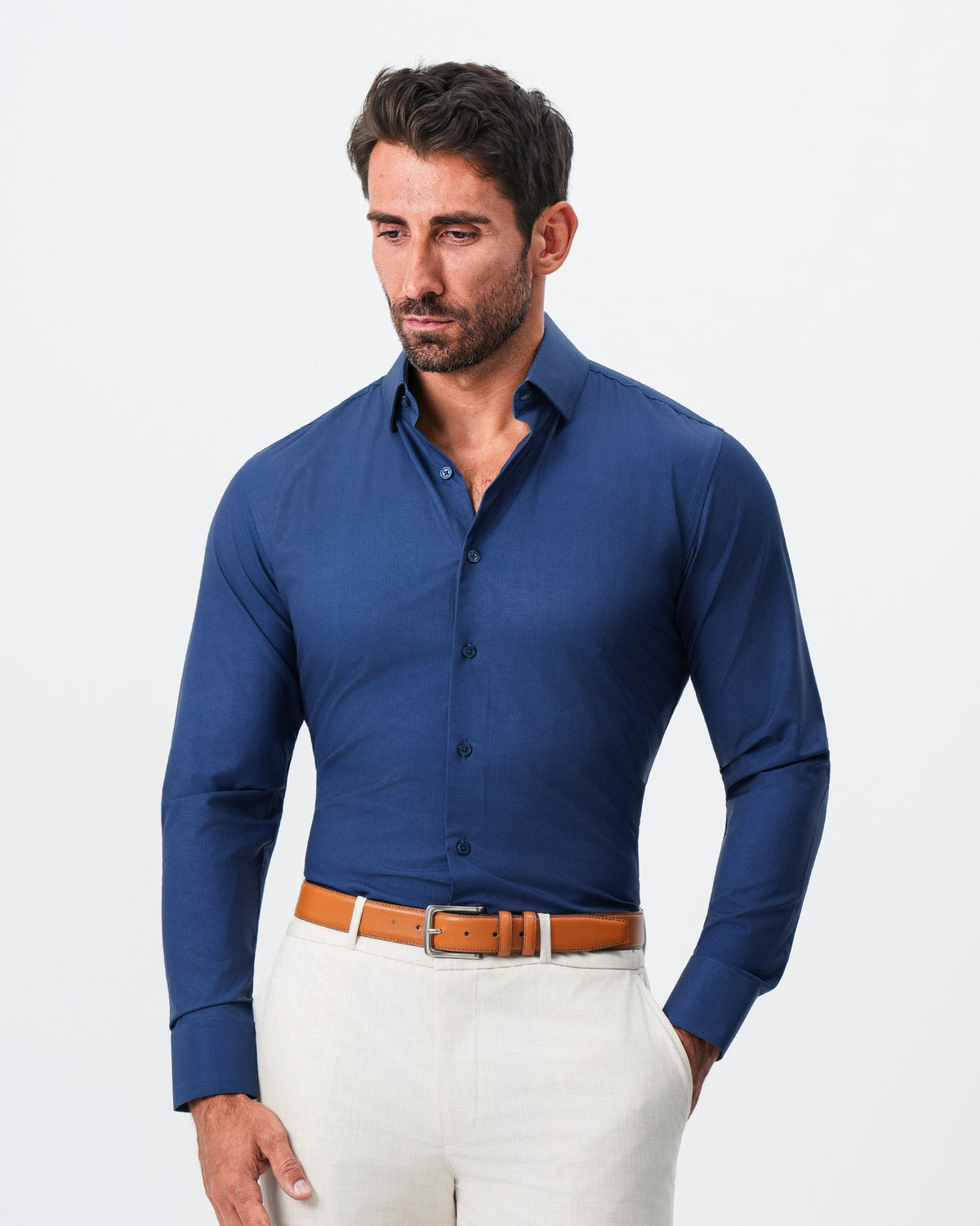 State & Liberty - "The Bowman" Navy with Navy Grid