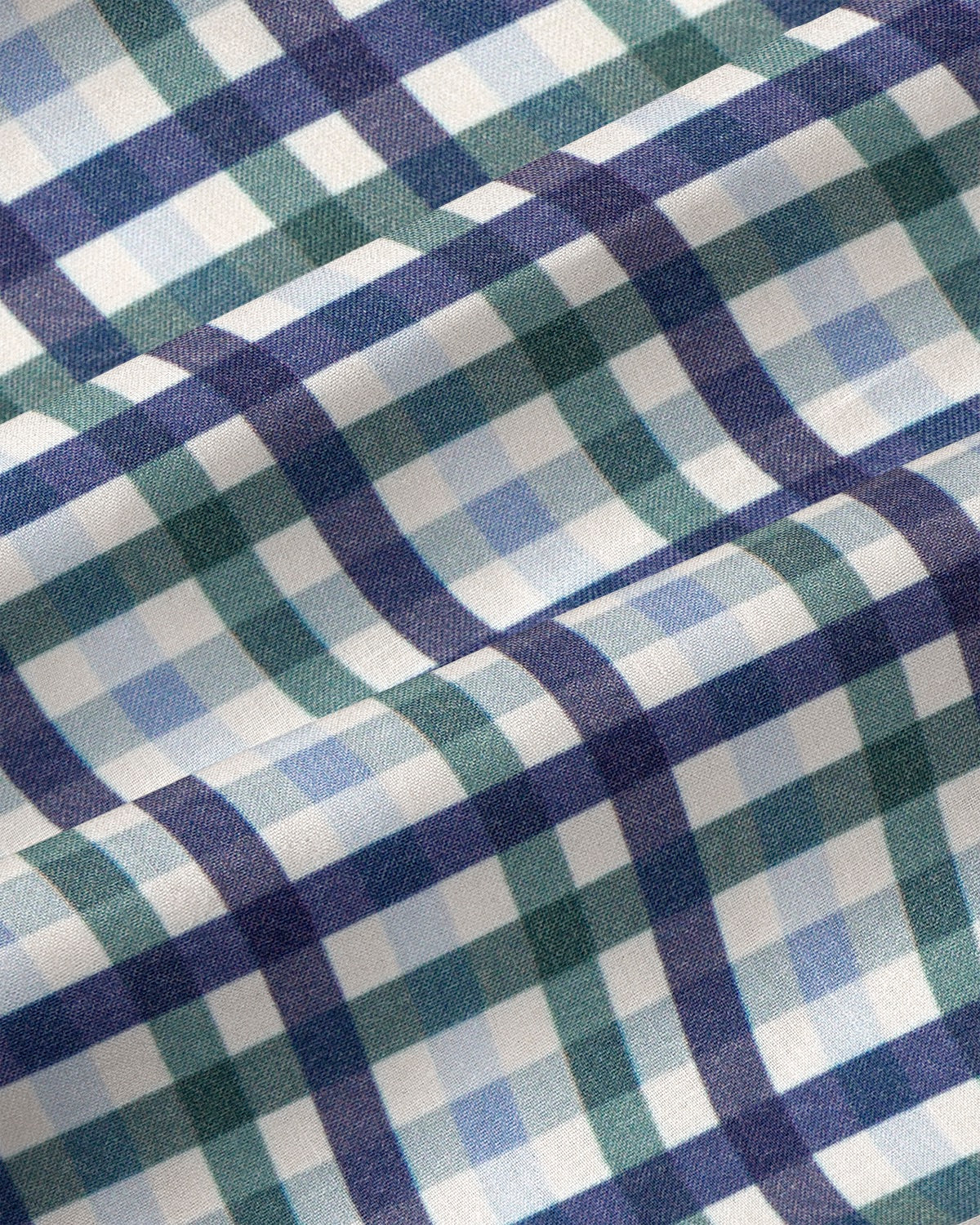 State & Liberty - "The Parker" Navy, Light Blue and Pine Green Gingham