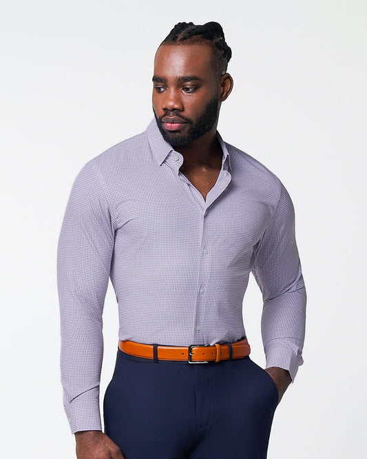 State & Liberty - "The Arlo" Lavender Double Check