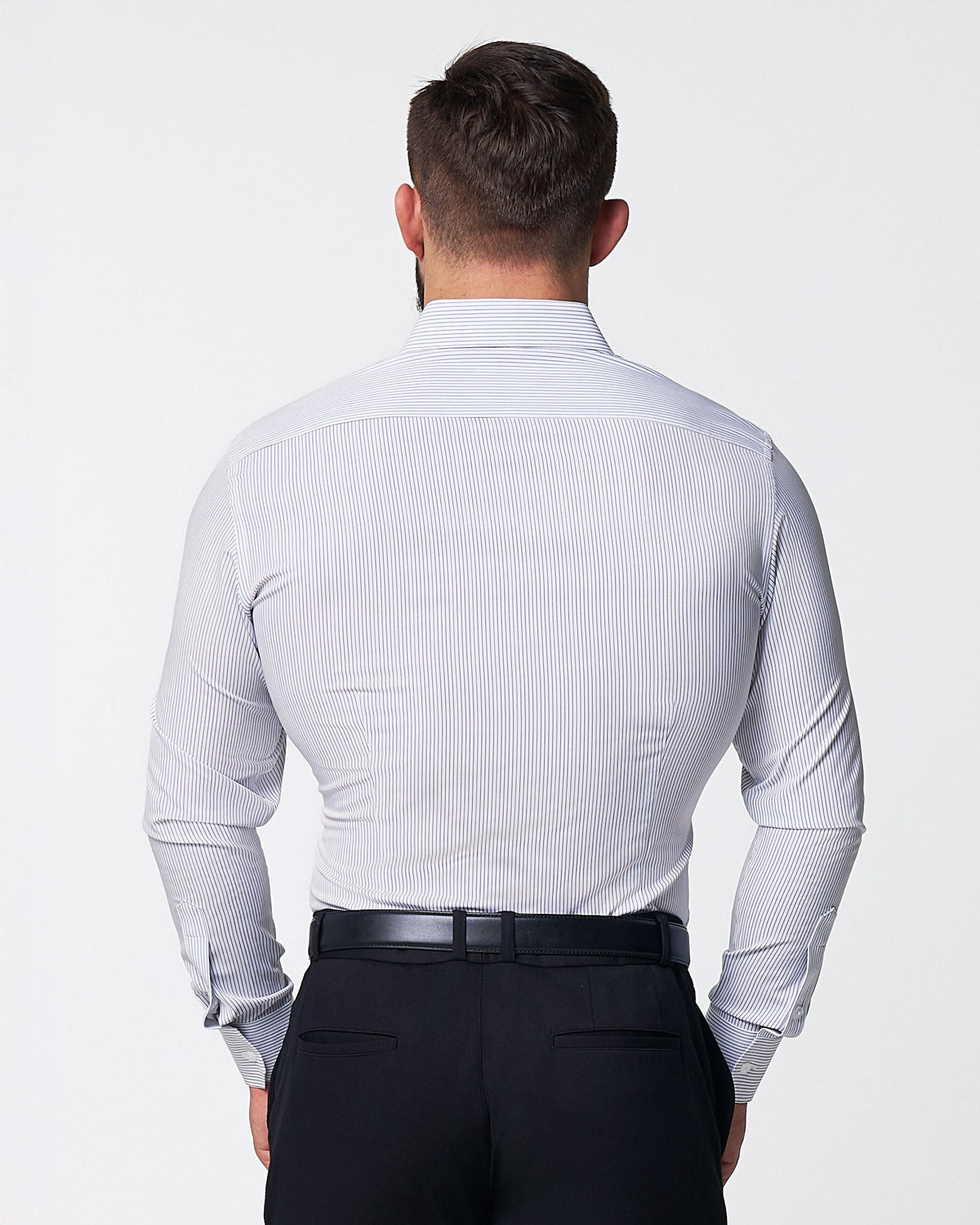 State & Liberty - "The Wylder" Charcoal Chalked Pinstripe