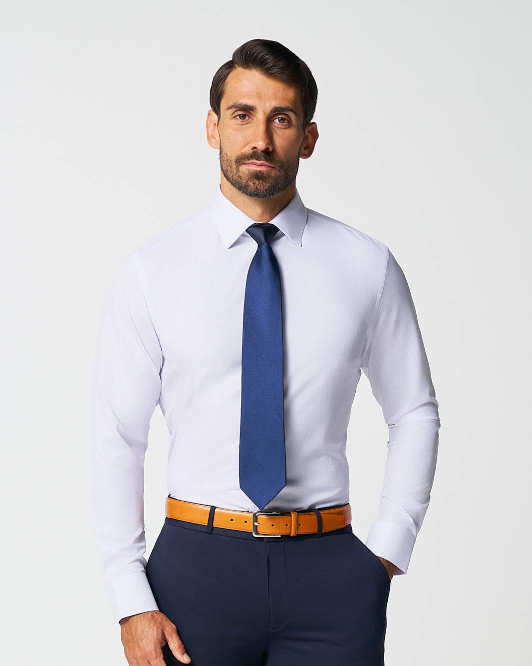 State & Liberty - "The Brady" Light Pink & Light Blue Mini Check