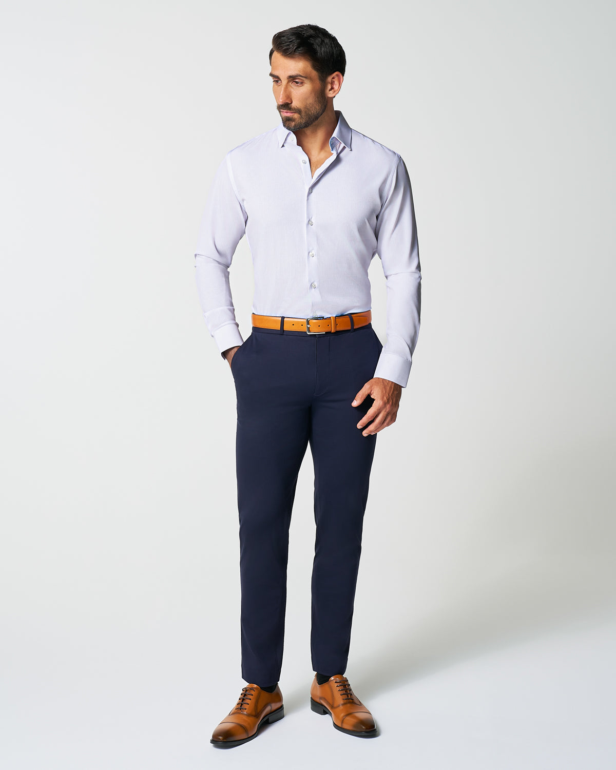 State & Liberty - "The Brady" Light Pink & Light Blue Mini Check