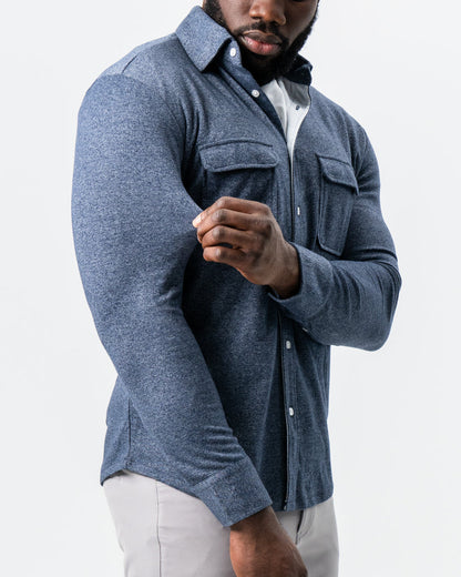State & Liberty - Patch Pocket Button Down - Navy