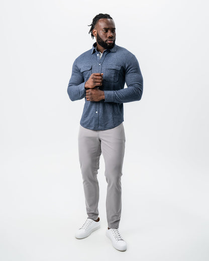 State & Liberty - Patch Pocket Button Down - Navy