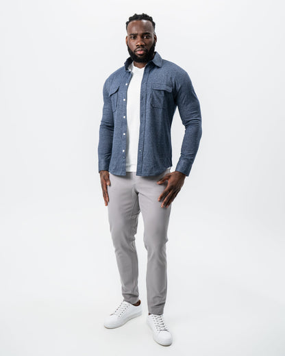 State & Liberty - Patch Pocket Button Down - Navy