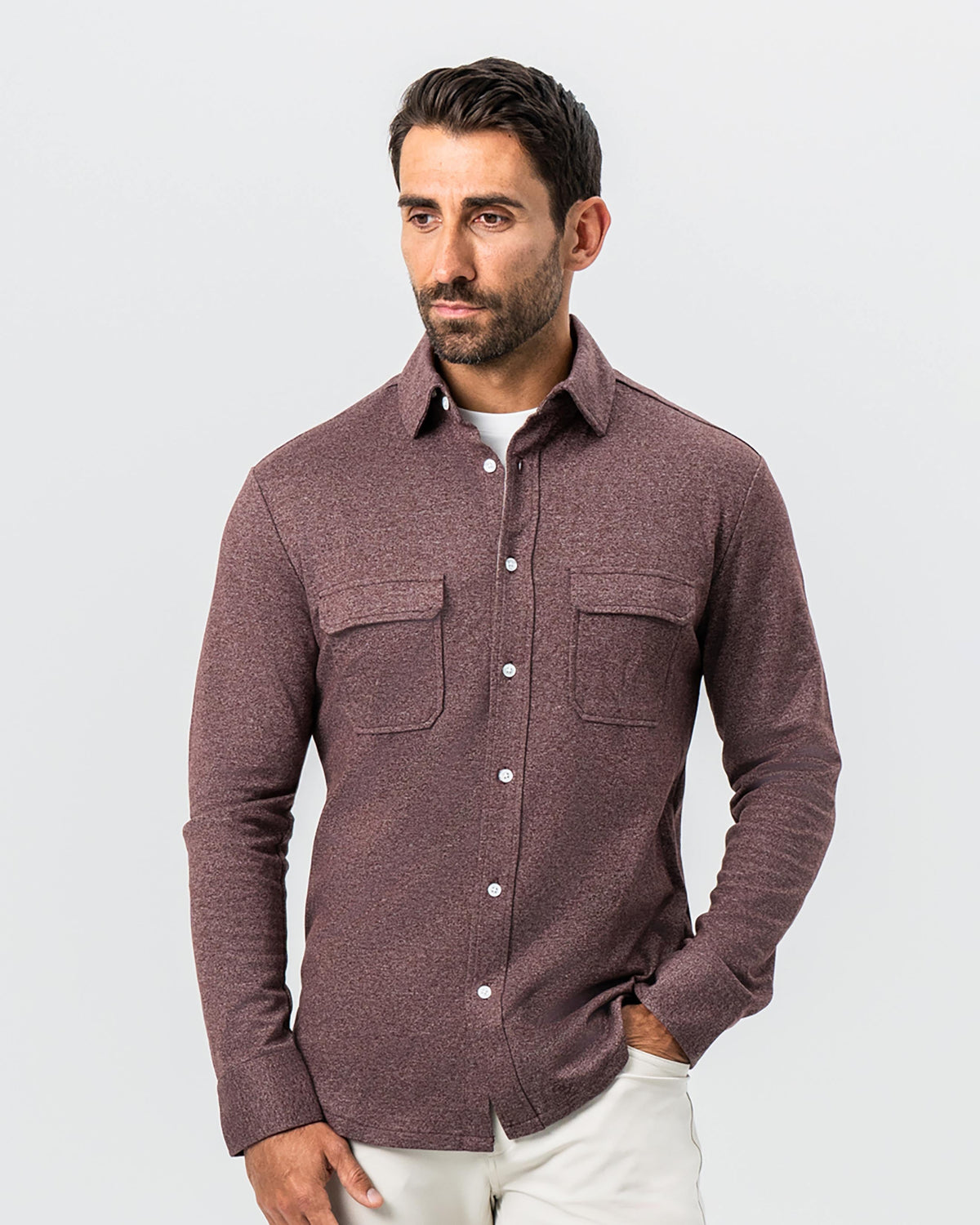 State & Liberty - Patch Pocket Button Down - Brown
