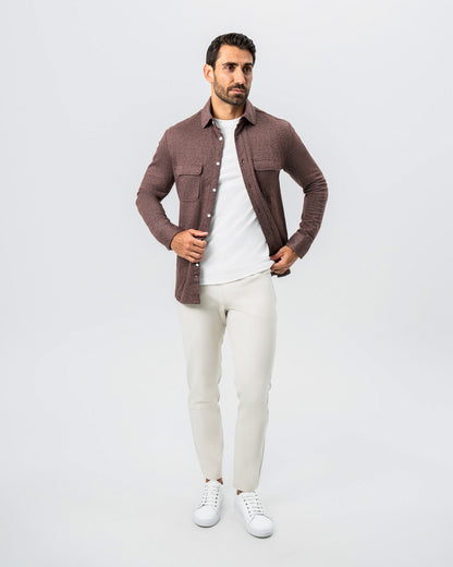 State & Liberty - Patch Pocket Button Down - Brown