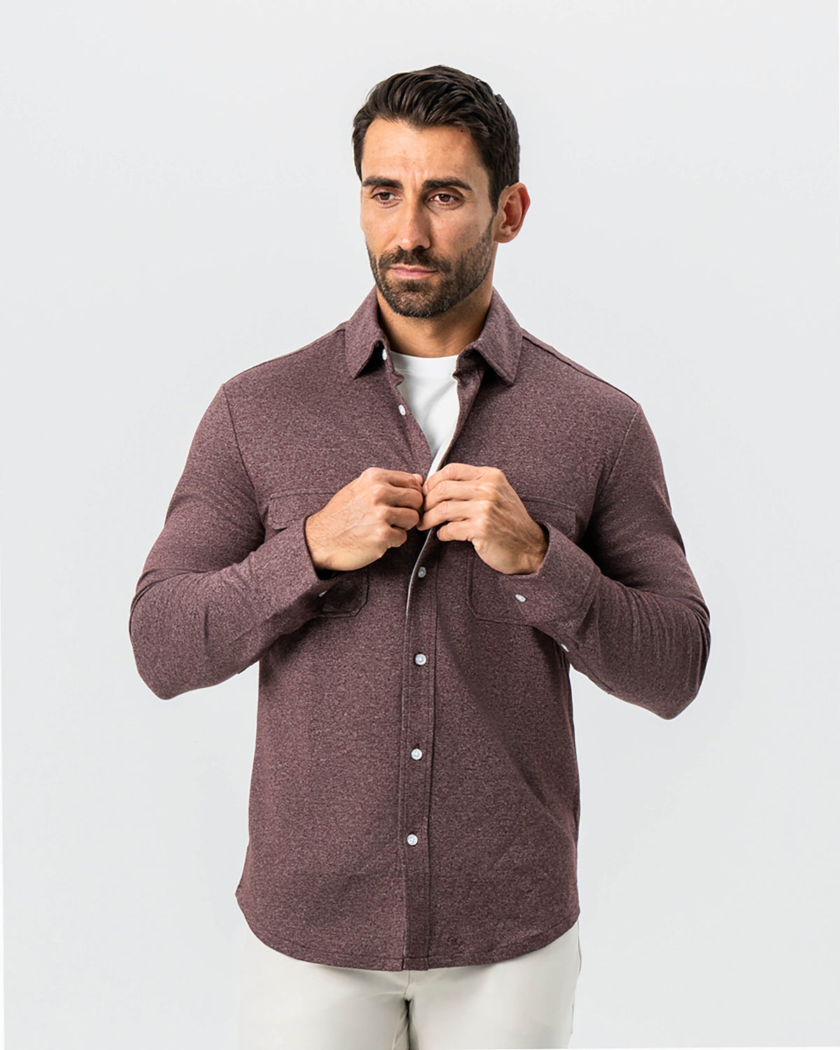 State & Liberty - Patch Pocket Button Down - Brown