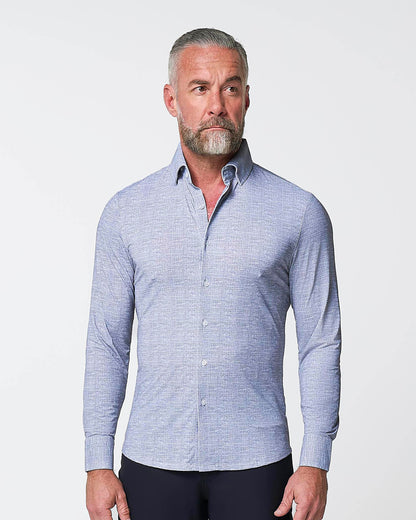 State & Liberty - "The Storm" Sport Shirt - Navy Linen