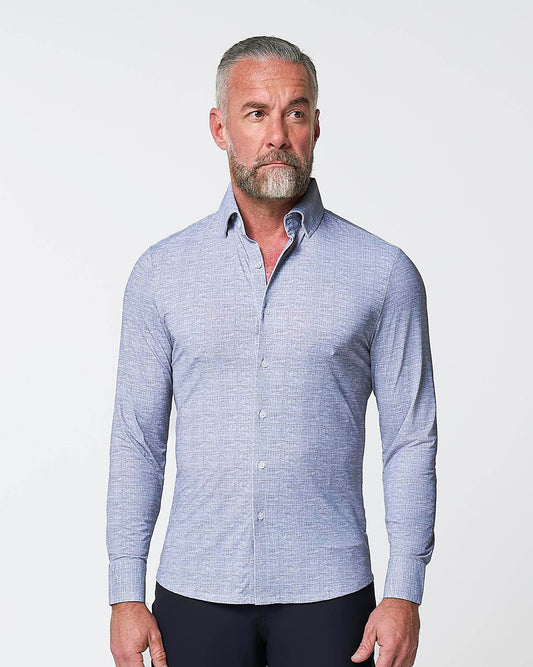 State & Liberty - "The Storm" Sport Shirt - Navy Linen
