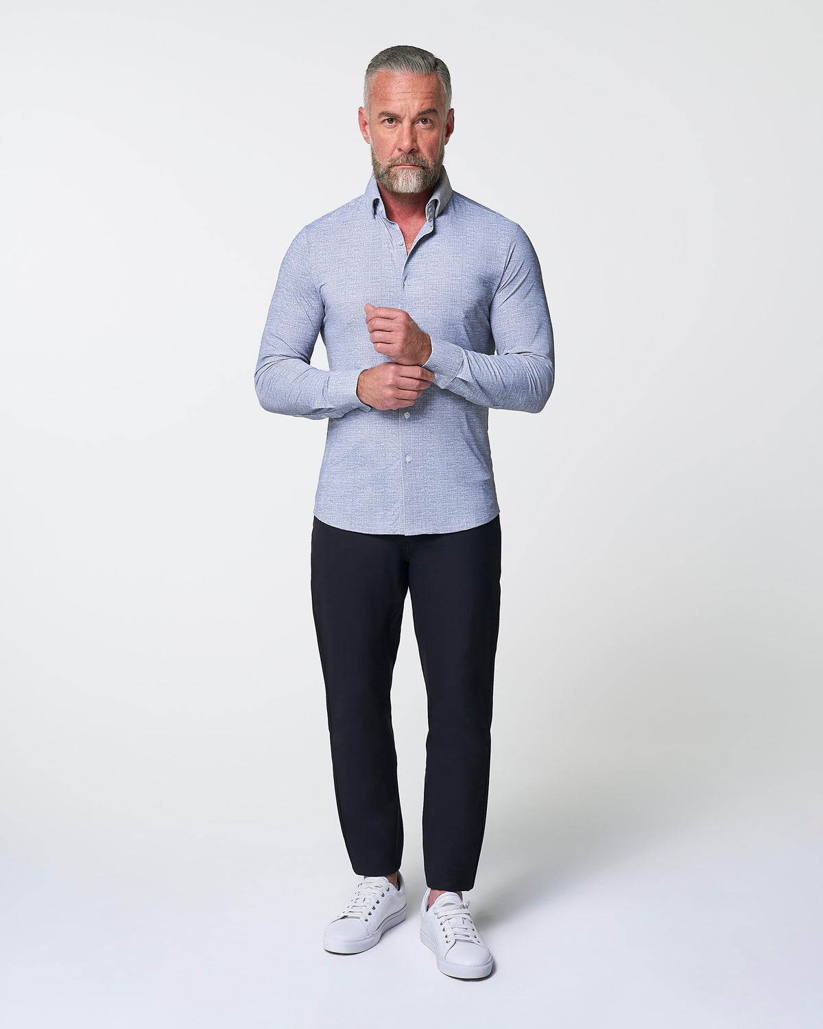 State & Liberty - "The Storm" Sport Shirt - Navy Linen