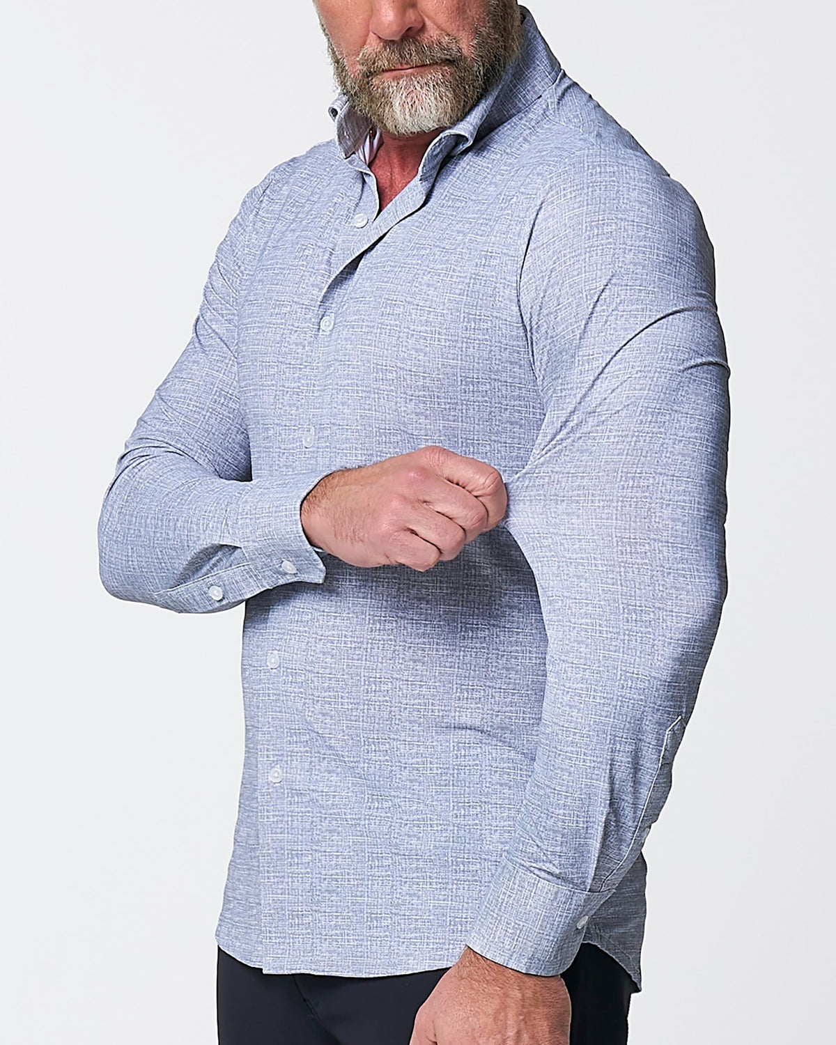 State & Liberty - "The Storm" Sport Shirt - Navy Linen
