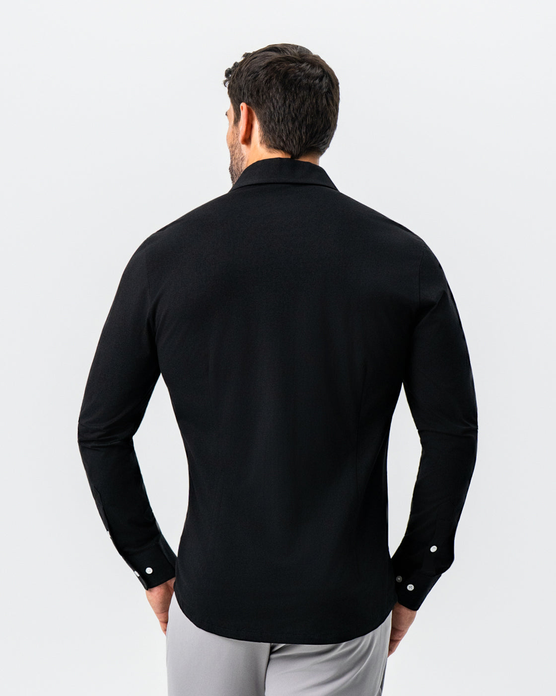 State & Liberty - "The Dexter" Black Button Down