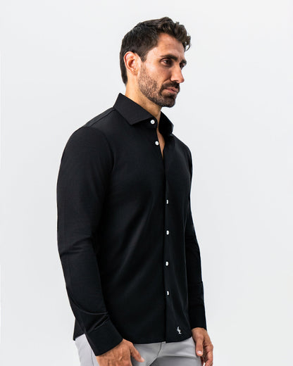 State & Liberty - "The Dexter" Black Button Down