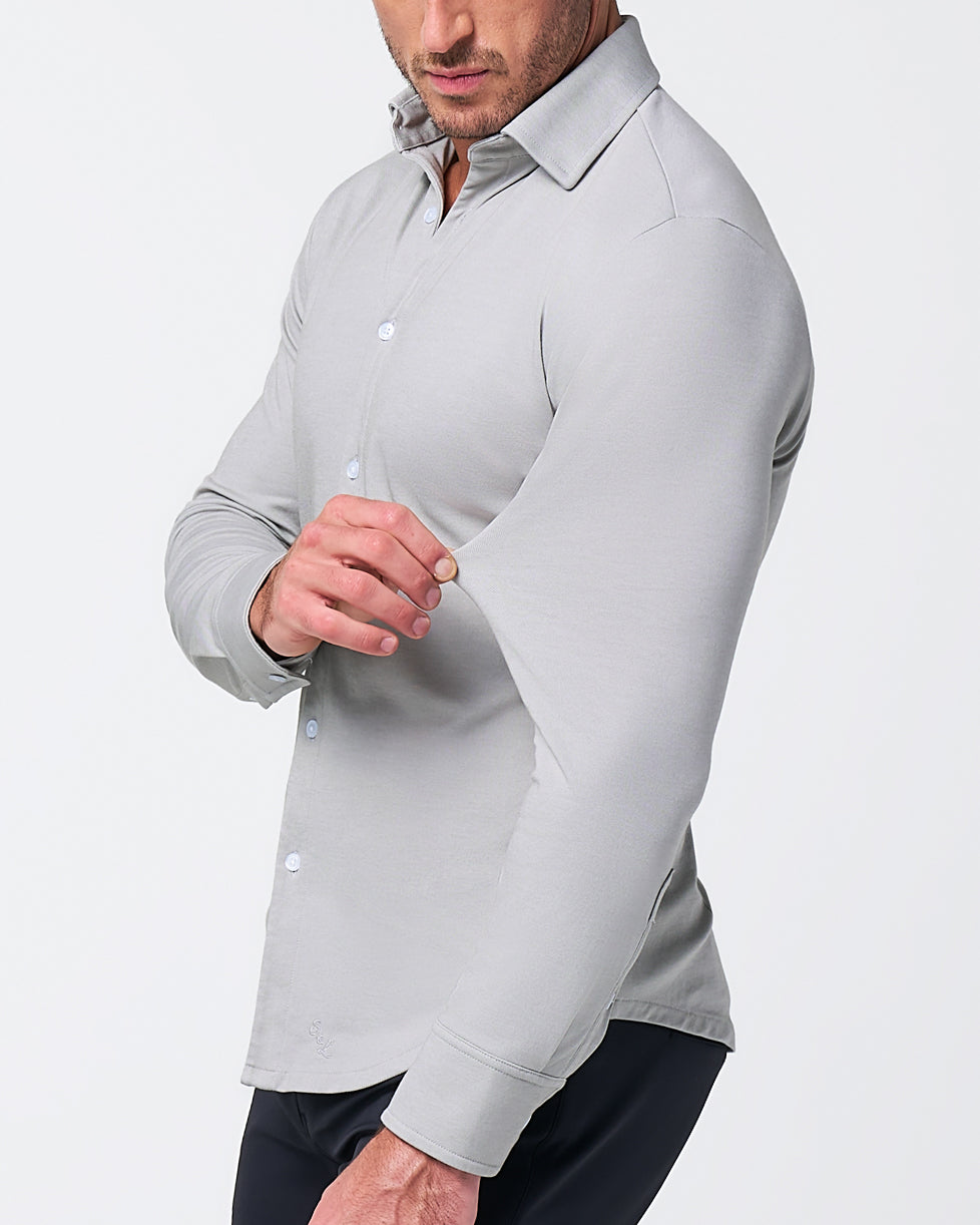 State & Liberty - "The Omaha" Sandstone Pique Button Down