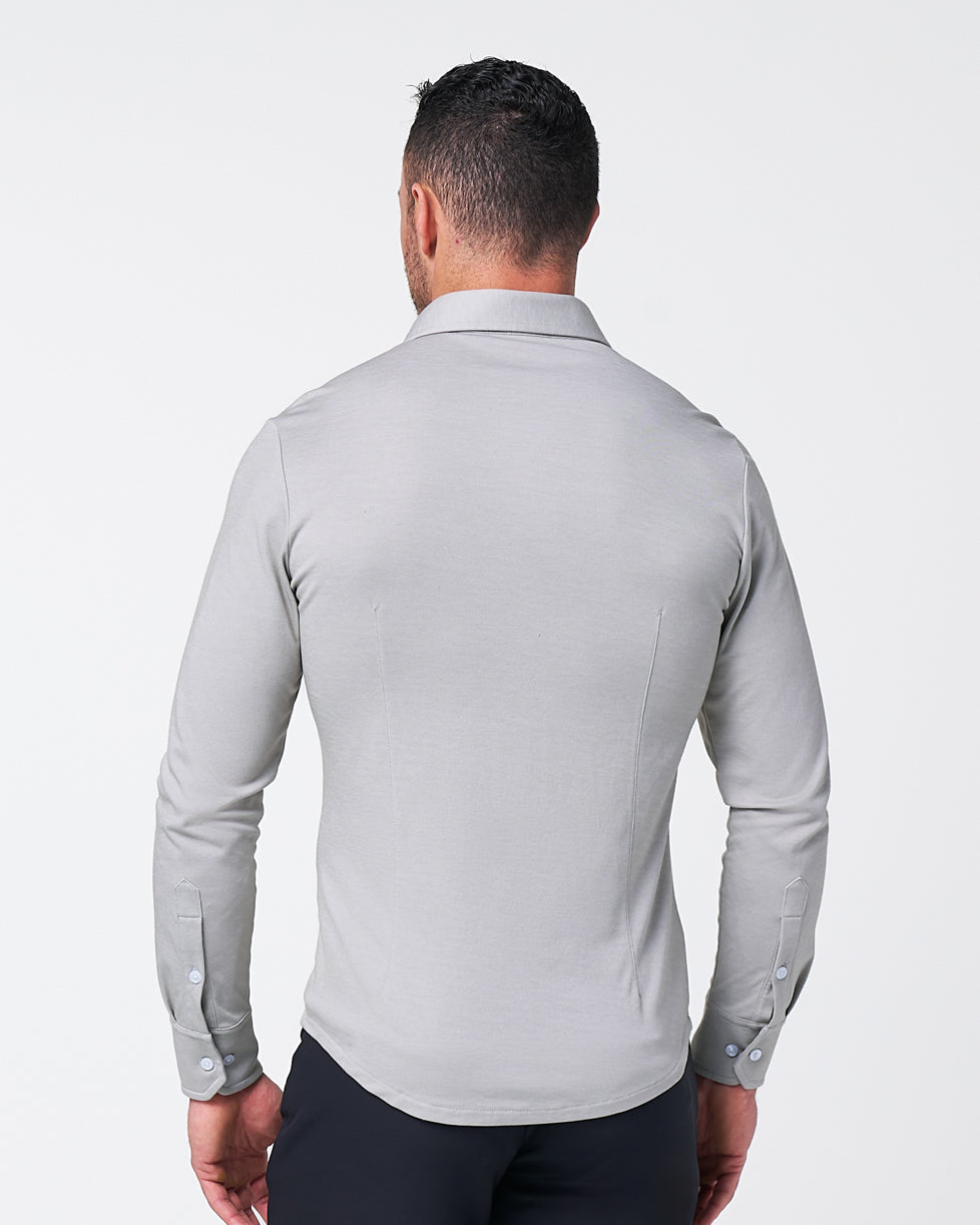 State & Liberty - "The Omaha" Sandstone Pique Button Down