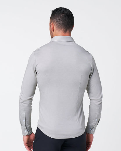 State & Liberty - "The Omaha" Sandstone Pique Button Down