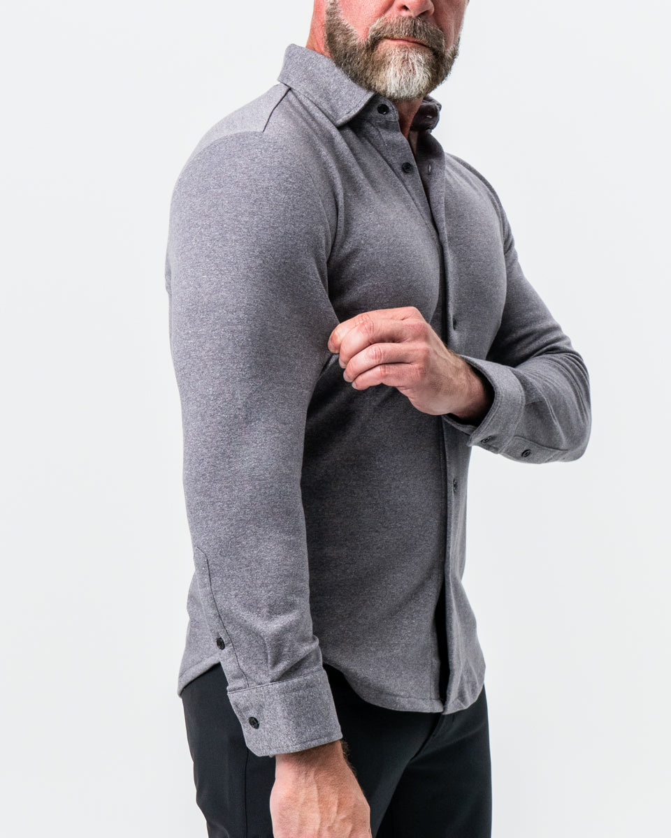 State & Liberty - "The Onyx" Charcoal Button Down