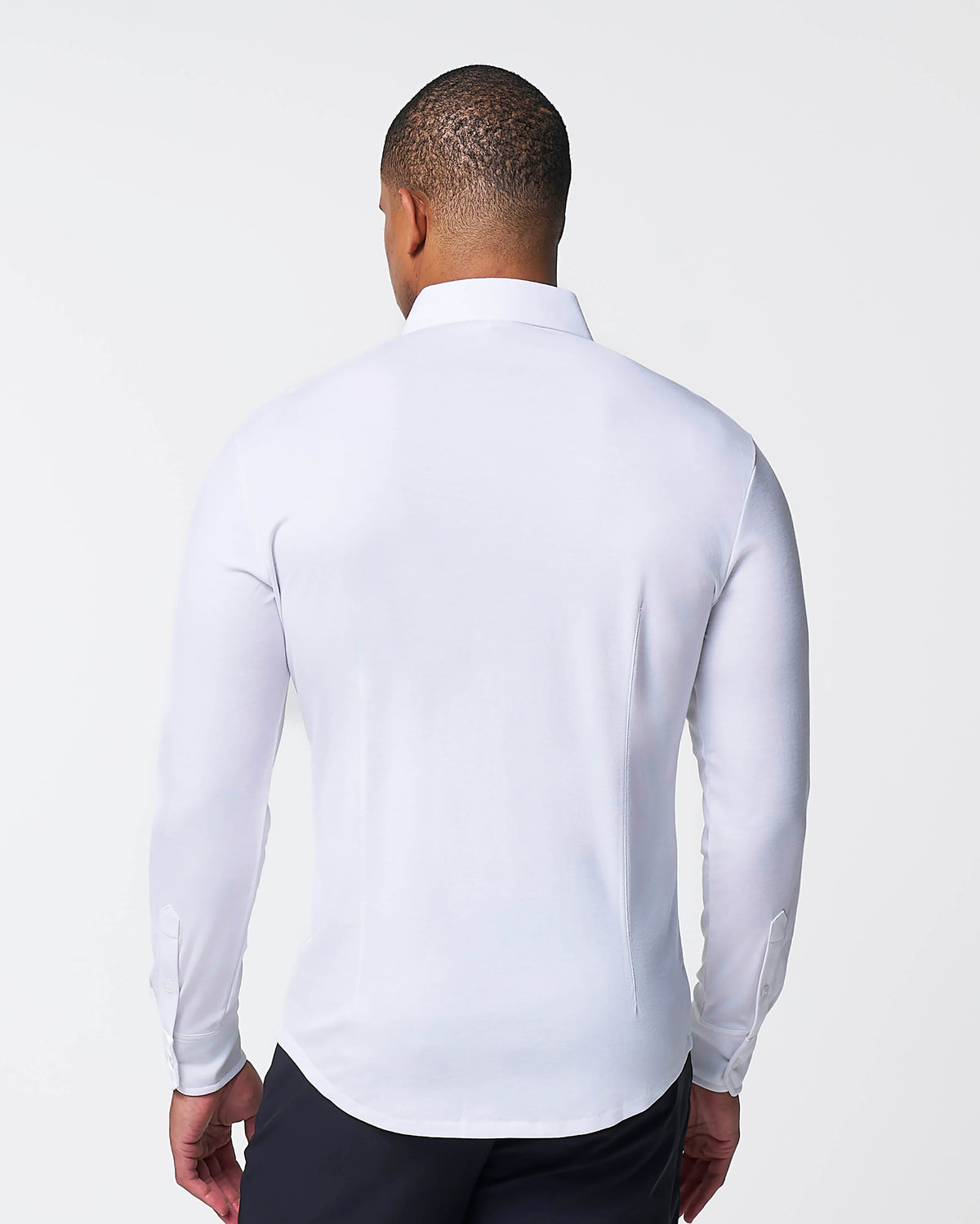 State & Liberty - "The Mark" White Pique Button Down
