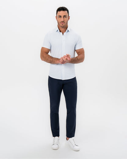 State & Liberty - "The Rio" Light Blue Pinstripe