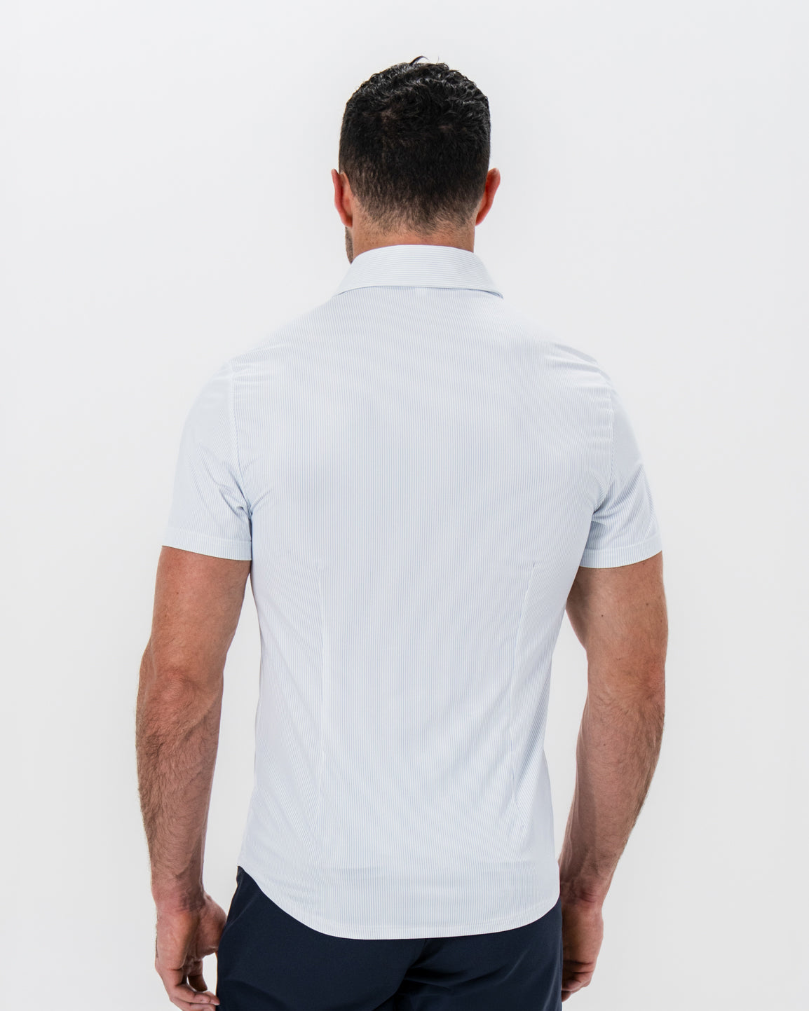 State & Liberty - "The Rio" Light Blue Pinstripe