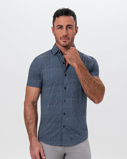 State & Liberty - "The Misty" Slate and Navy Mosaic