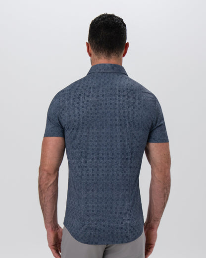State & Liberty - "The Misty" Slate and Navy Mosaic