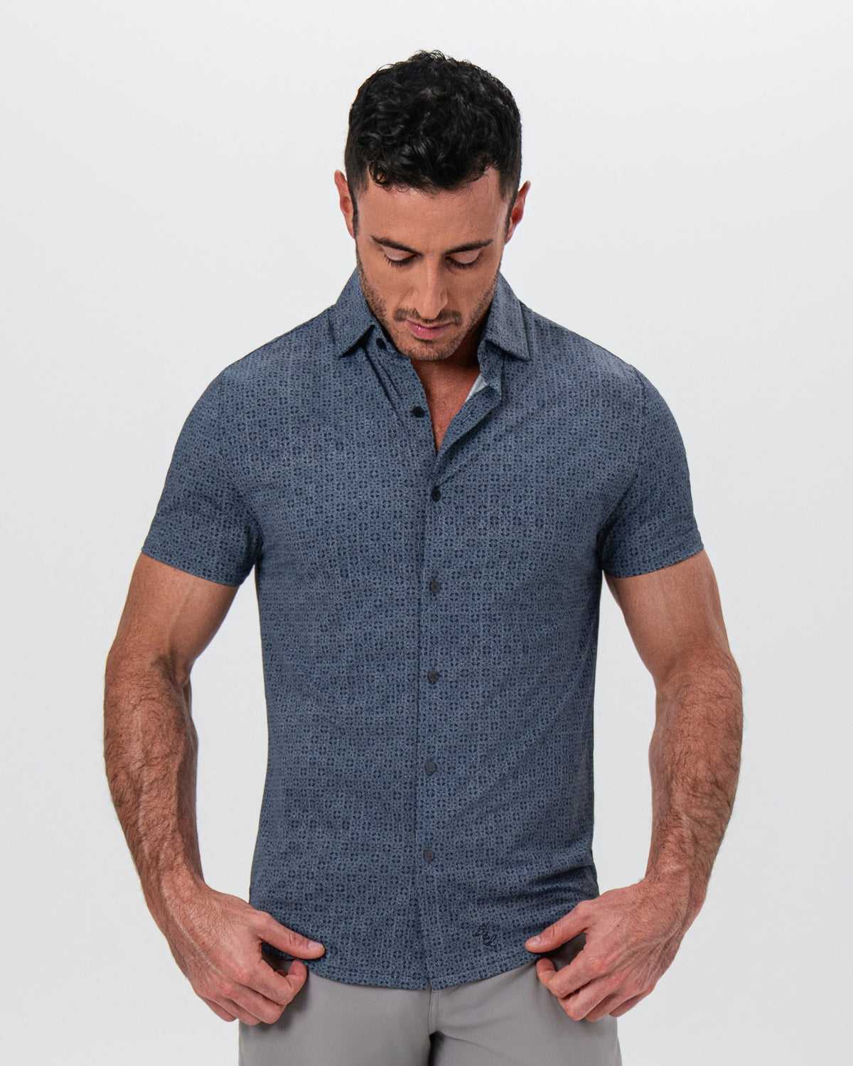 State & Liberty - "The Misty" Slate and Navy Mosaic