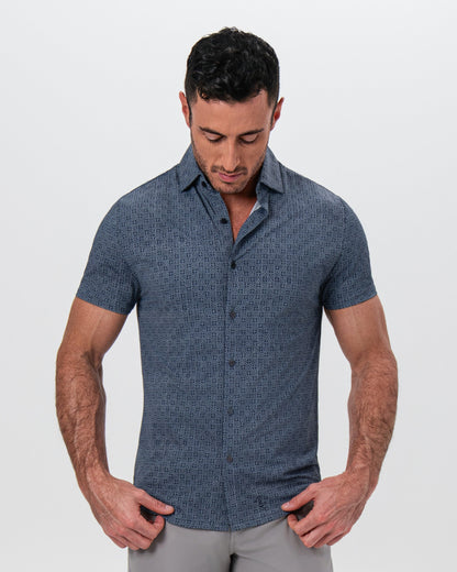 State & Liberty - "The Misty" Slate and Navy Mosaic