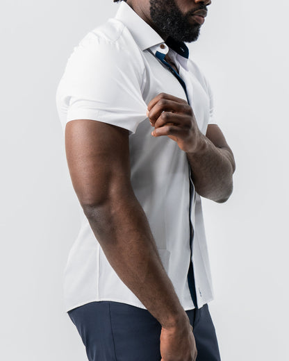 State & Liberty - "The Hampton" White with Navy Accents