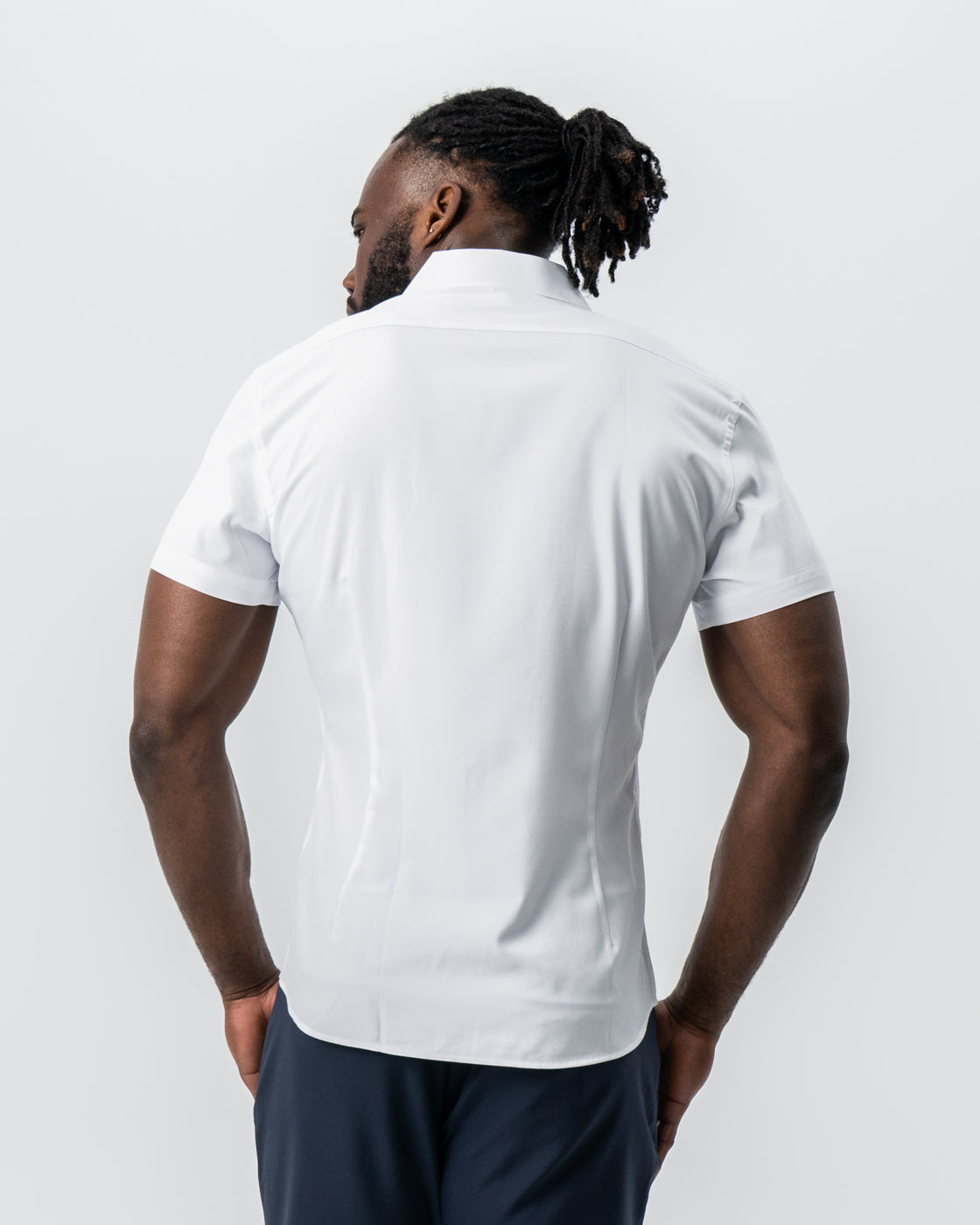 State & Liberty - "The Hampton" White with Navy Accents