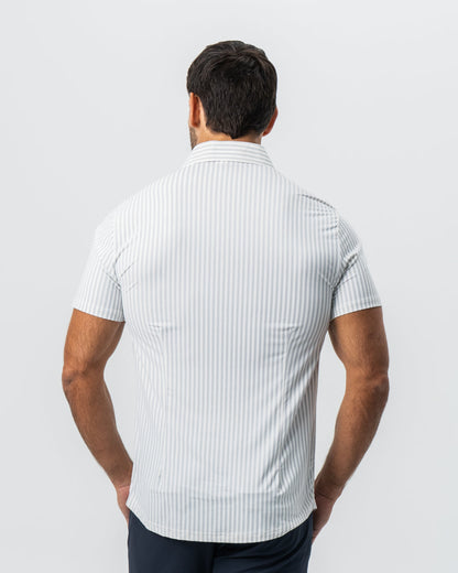 State & Liberty - "The Anchor" Light Grey Bengal Stripe