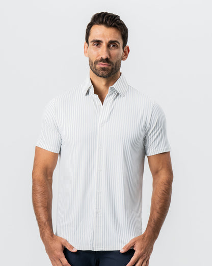 State & Liberty - "The Anchor" Light Grey Bengal Stripe