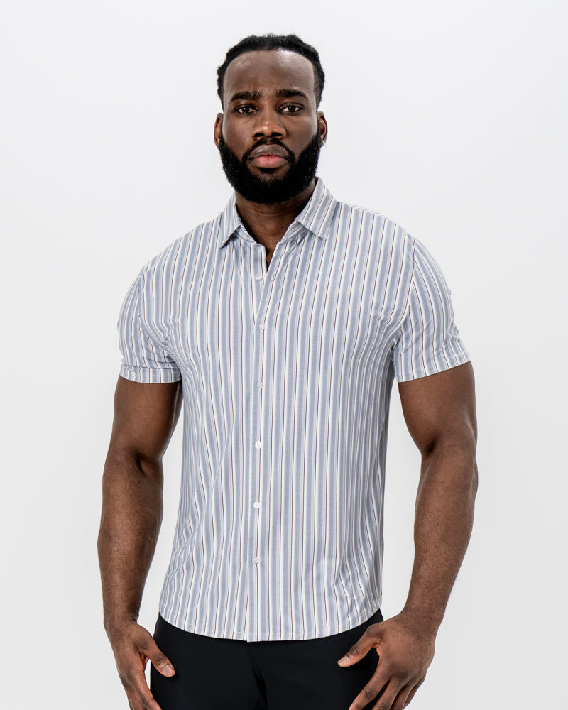 State & Liberty - "The Montana" Bengal Mini Stripe