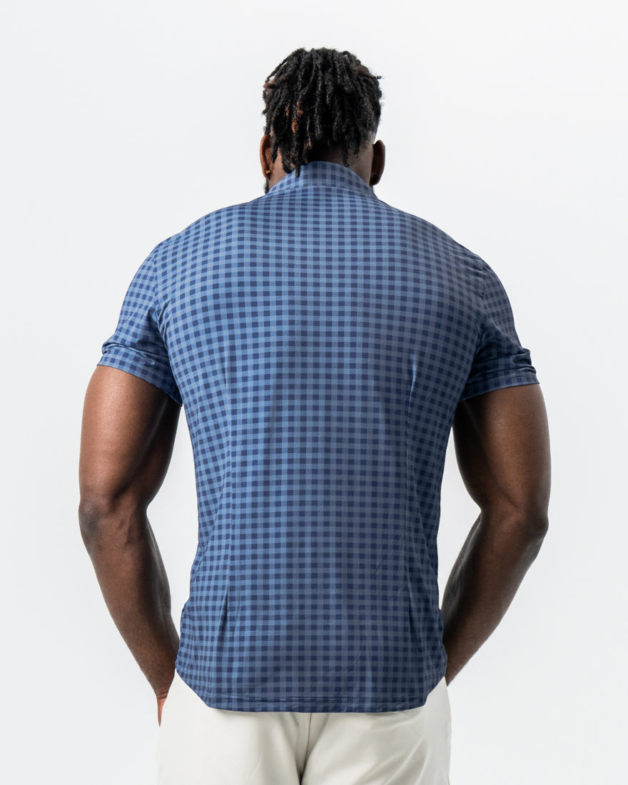 State & Liberty - "The Petoskey" Navy & Blue Big Gingham