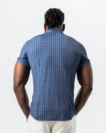 State & Liberty - "The Petoskey" Navy & Blue Big Gingham