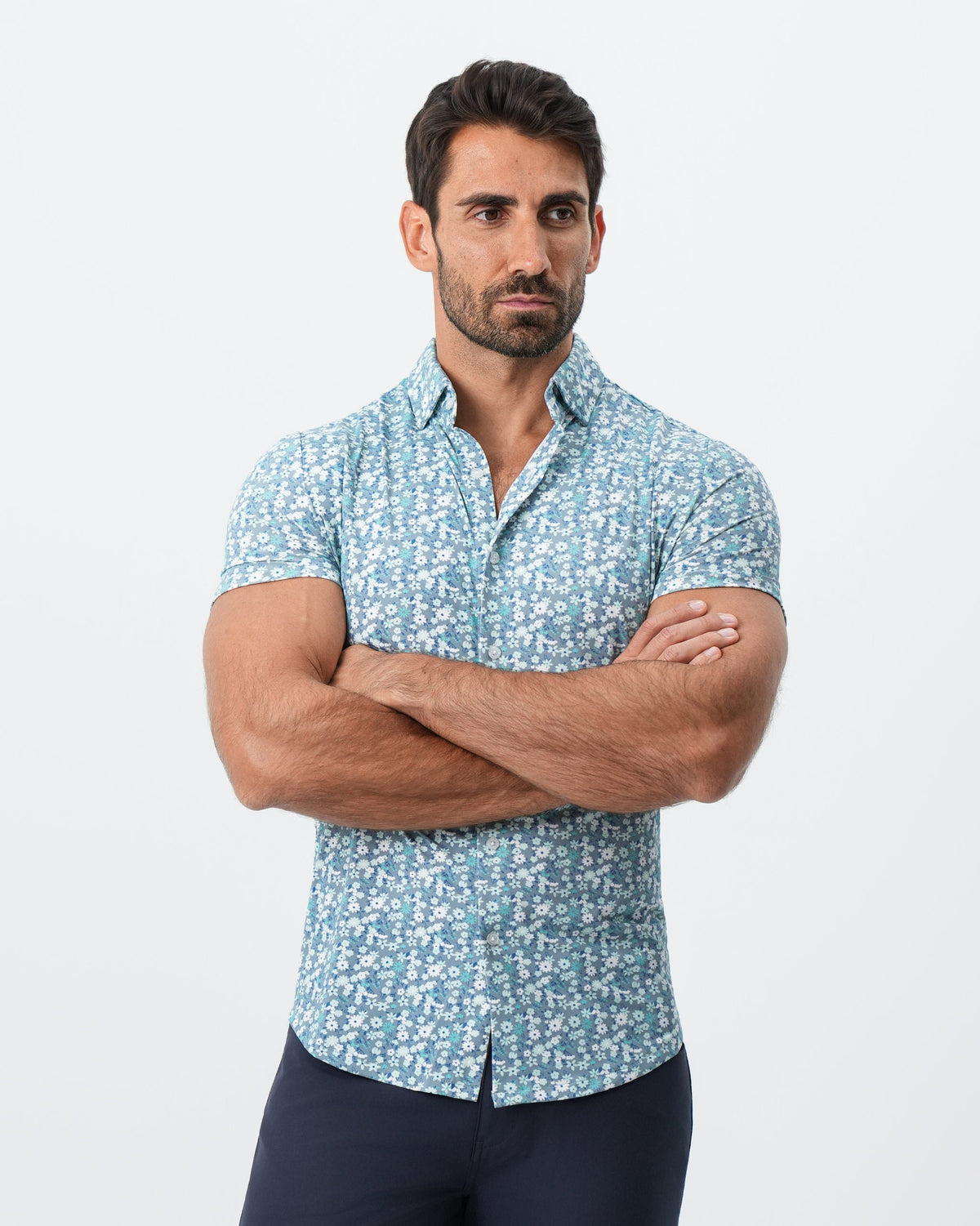 State & Liberty - "The Bloom" Grey with Floral Print
