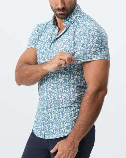 State & Liberty - "The Bloom" Grey with Floral Print