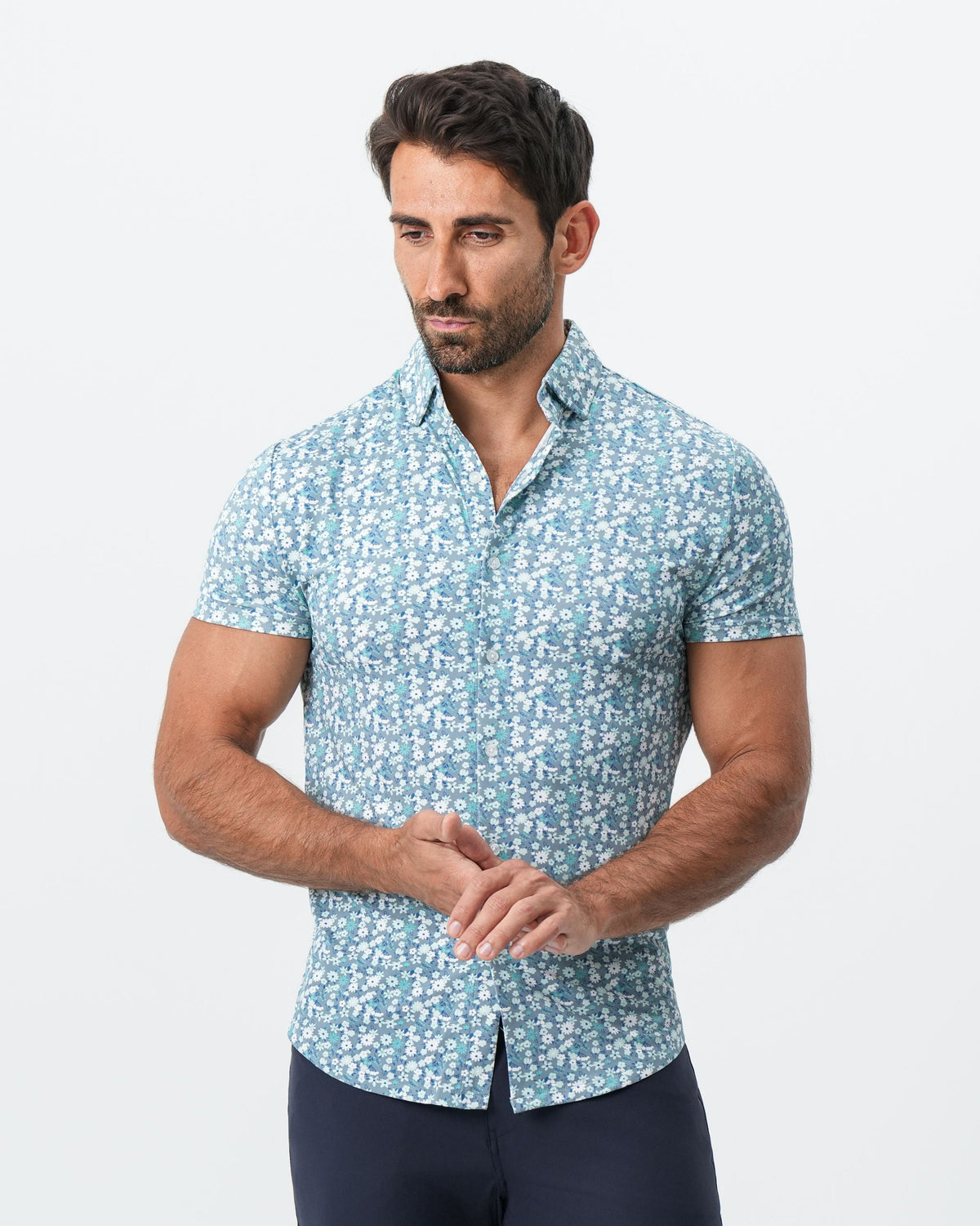 State & Liberty - "The Bloom" Grey with Floral Print