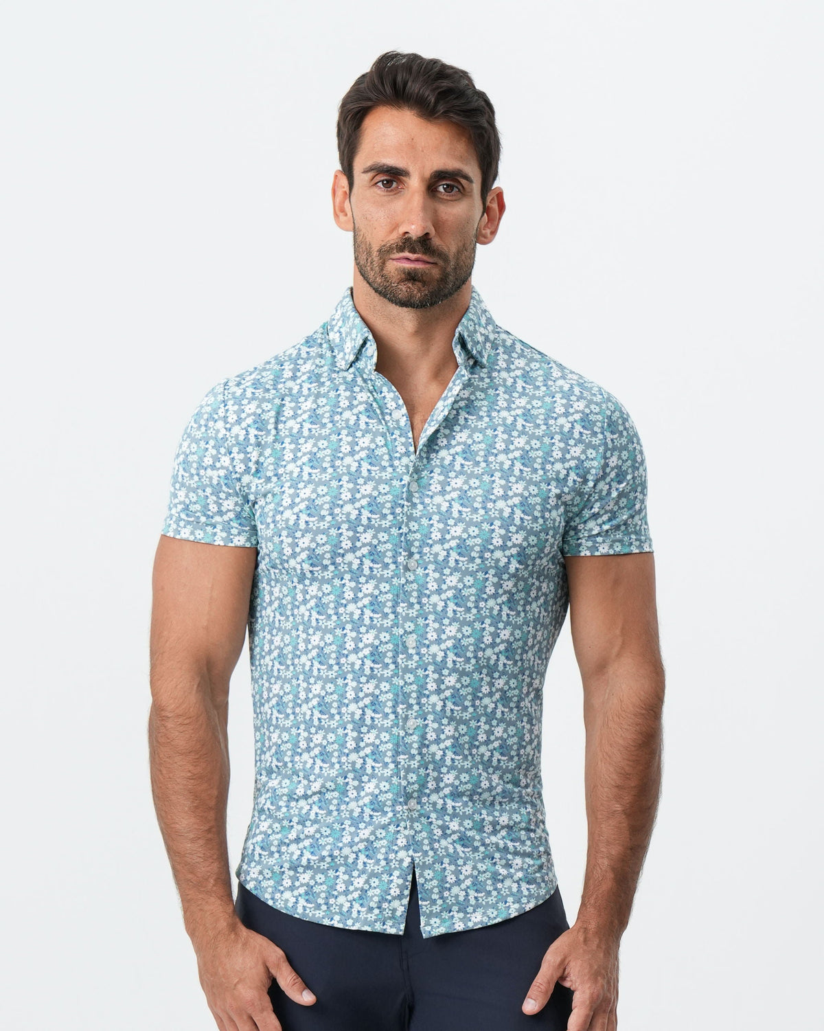State & Liberty - "The Bloom" Grey with Floral Print
