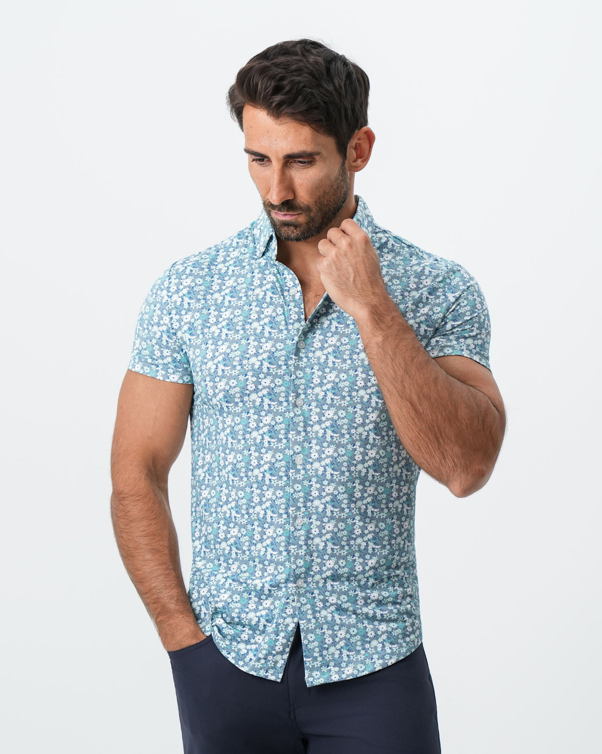 State & Liberty - "The Bloom" Grey with Floral Print