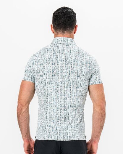 State & Liberty - "The Vine" Green & Khaki Sketch Stripe