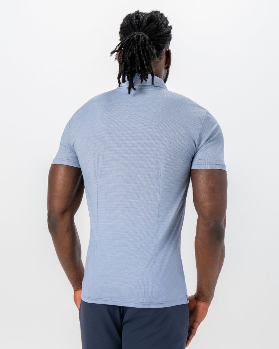 State & Liberty - "The Crosby" Navy & White Mini Geo Pattern