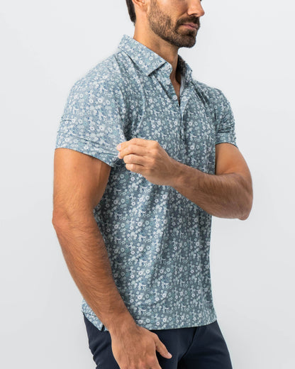 State & Liberty - "The Evergreen" Abstract Sage Floral Print
