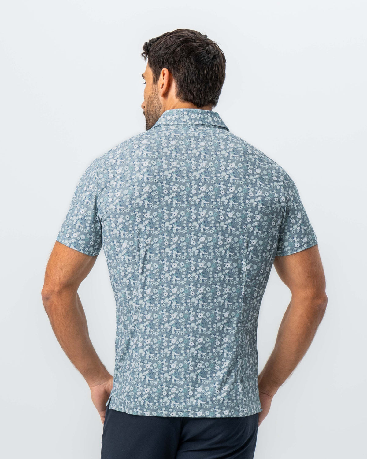State & Liberty - "The Evergreen" Abstract Sage Floral Print