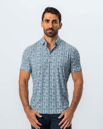 State & Liberty - "The Evergreen" Abstract Sage Floral Print