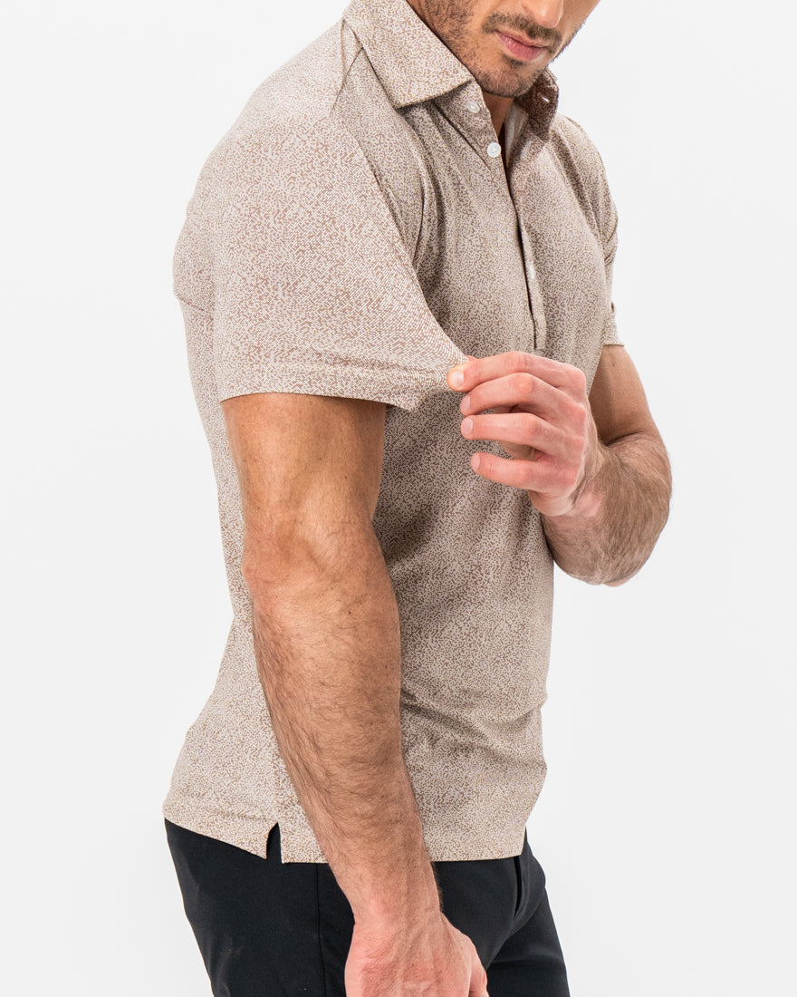 State & Liberty - "The Madden" Tan Micro Mini Check