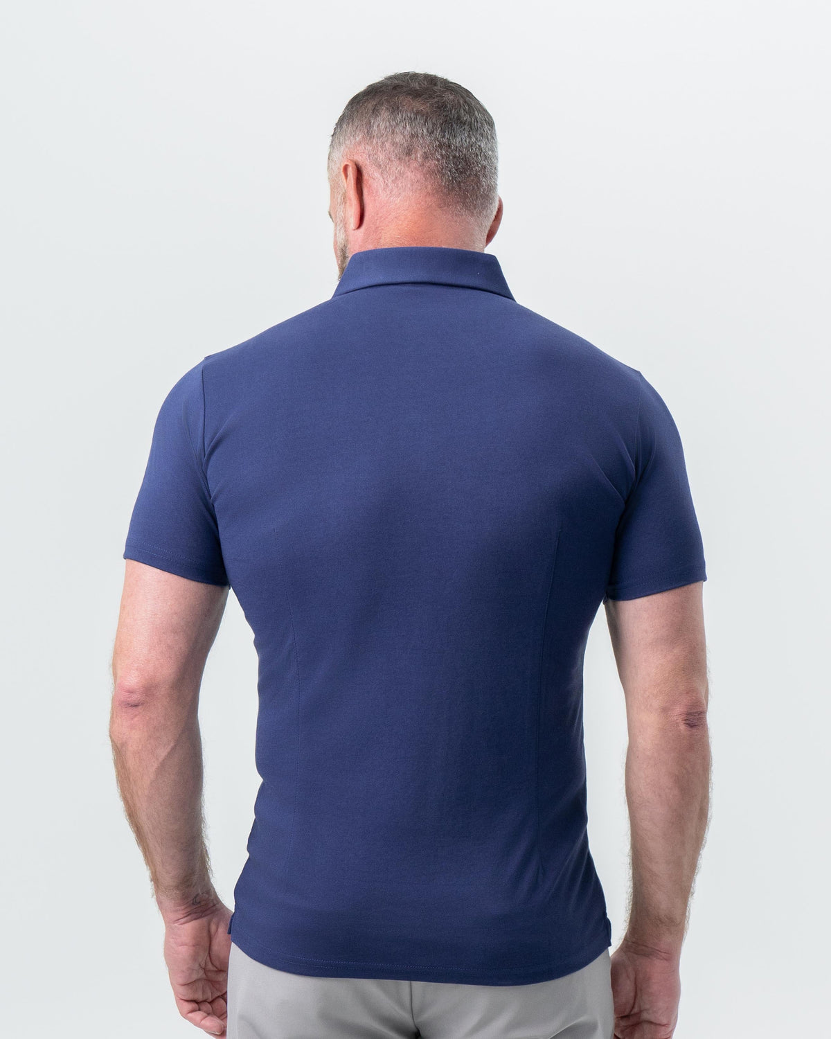 State & Liberty - "The Harden" Navy Pique Polo