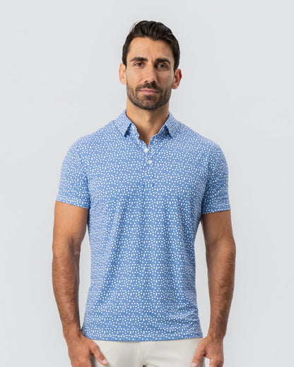 State & Liberty - "The Beckham" Geo Royal Blue & White Double Circle